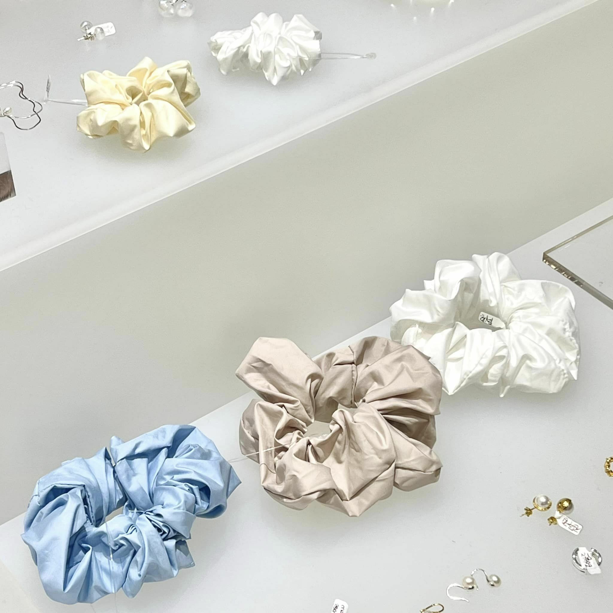 [現貨] 氣質冰涼尼龍大腸圈  [ 3色 ]