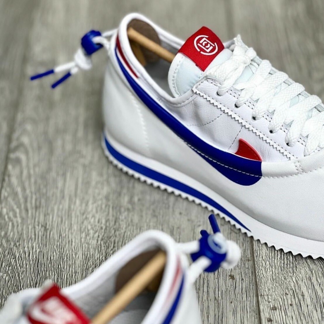 Nike Cortez x CLOT Forrest Gump 白藍紅 李小龍 聯名款 功夫鞋
