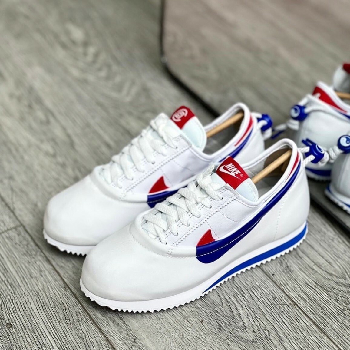 Nike Cortez x CLOT Forrest Gump 白藍紅 李小龍 聯名款 功夫鞋