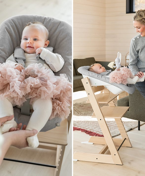 Stokke - Tripp Trapp® 初生嬰兒2件套 (山毛櫸木系列，適合0-6個月)