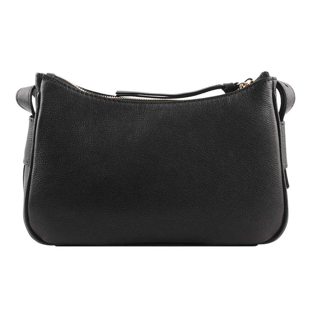 【See By Chloe】HANA HOBO 牛皮拼麂皮迷你肩背/斜背二用包(黑色) CHS23SSB98417001