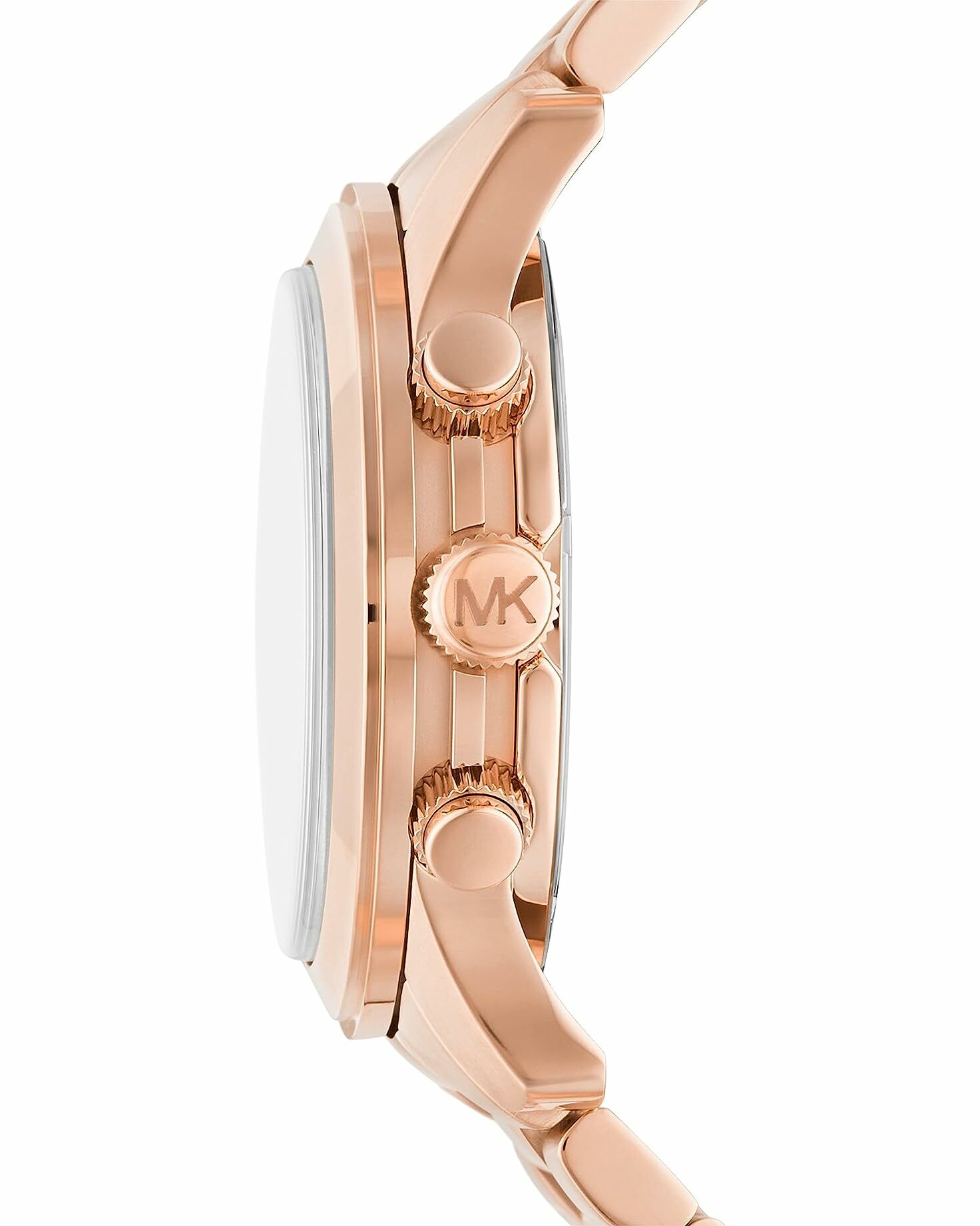 萬年鐘錶 - Michael Kors /  MK女錶  大錶徑黑面奢華玫瑰金女錶  MK9123  錶徑45MM