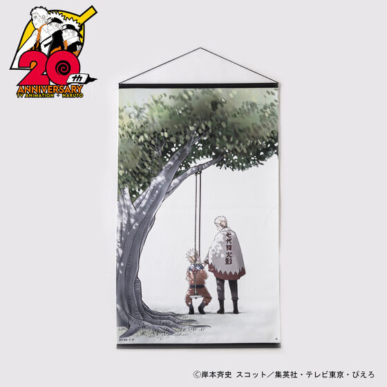 Pbandai 預訂2023/10月 NARUTO　ビジュアルアートタペストリー　20周年記念ビジュアル 掛布