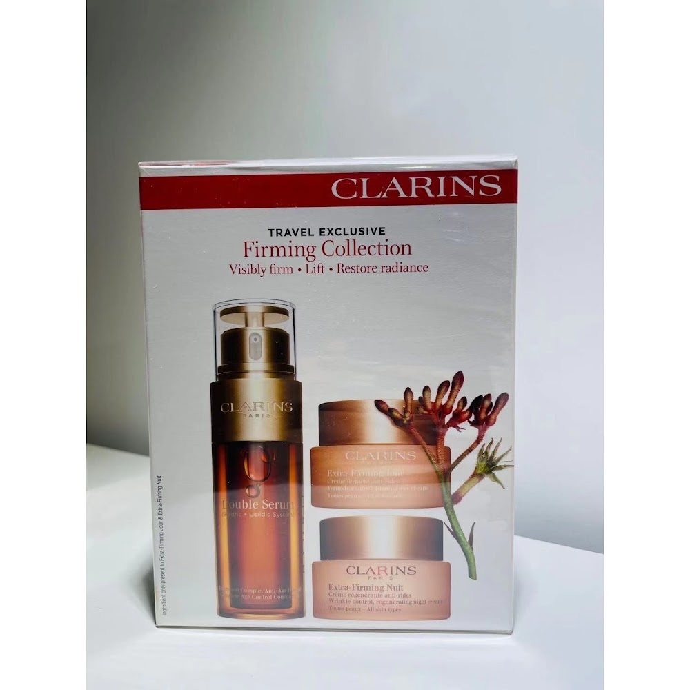 CLARINS - 賦活雙精華及煥顏緊緻日霜晚霜限定套裝