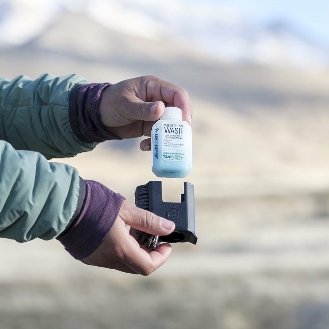 Sea to Summit 鍋具清潔組 - 刷子、清洗劑(50ml)