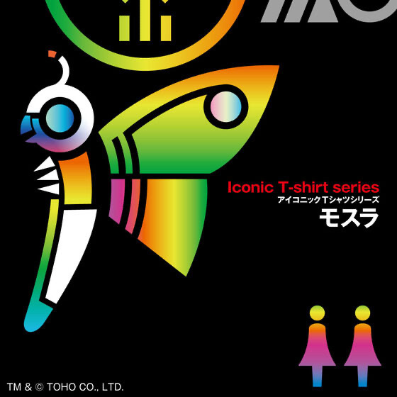 Pbandai 預訂2023/10月 ゴジラ　アイコニックTシャツ モスラ