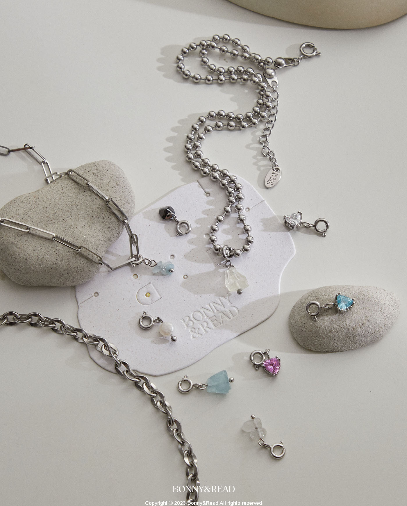 平價飾品,鋼飾,鎖骨鍊,項鍊,礦石,水晶