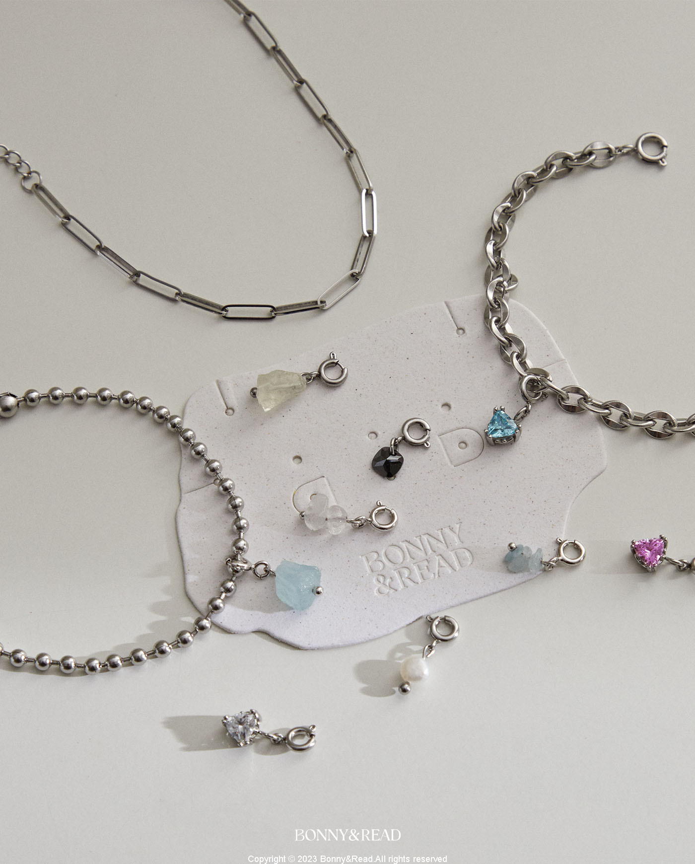 平價飾品,鋼飾,鎖骨鍊,手鍊,礦石,水晶