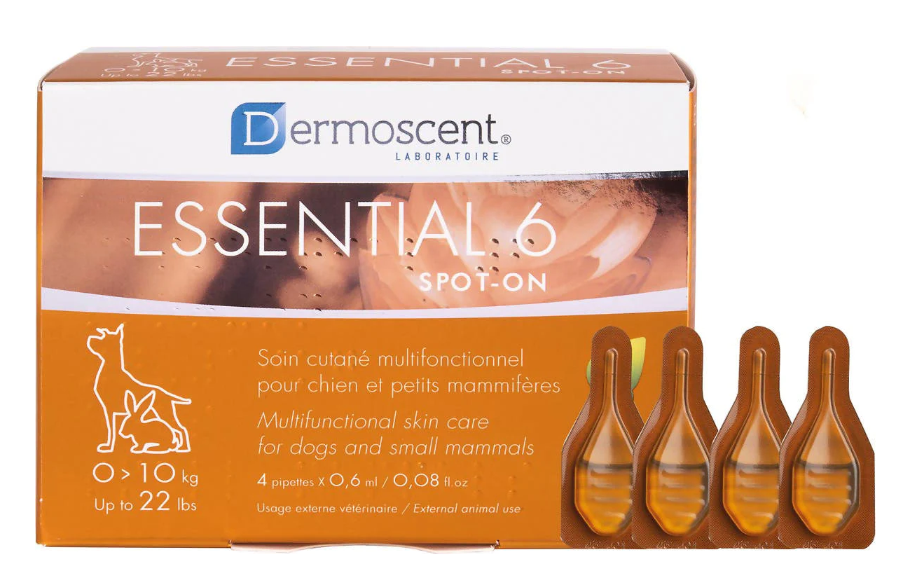 Dermoscent Essential 6 外用皮膚修復滴劑 (狗) (0-10kg) (up to 22lbs)