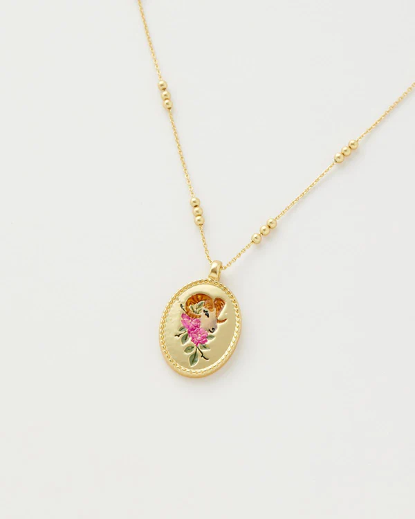**Fable Aries Zodiac Necklace 40225 白羊座