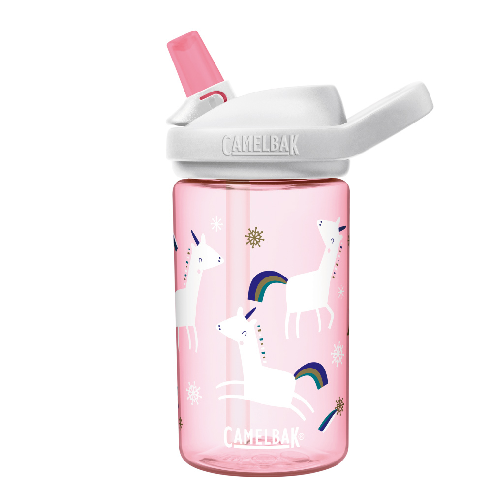 CAMELBAK 400ml eddy+ 兒童吸管水壺 符合歐美安全標準 [雪花獨角獸]