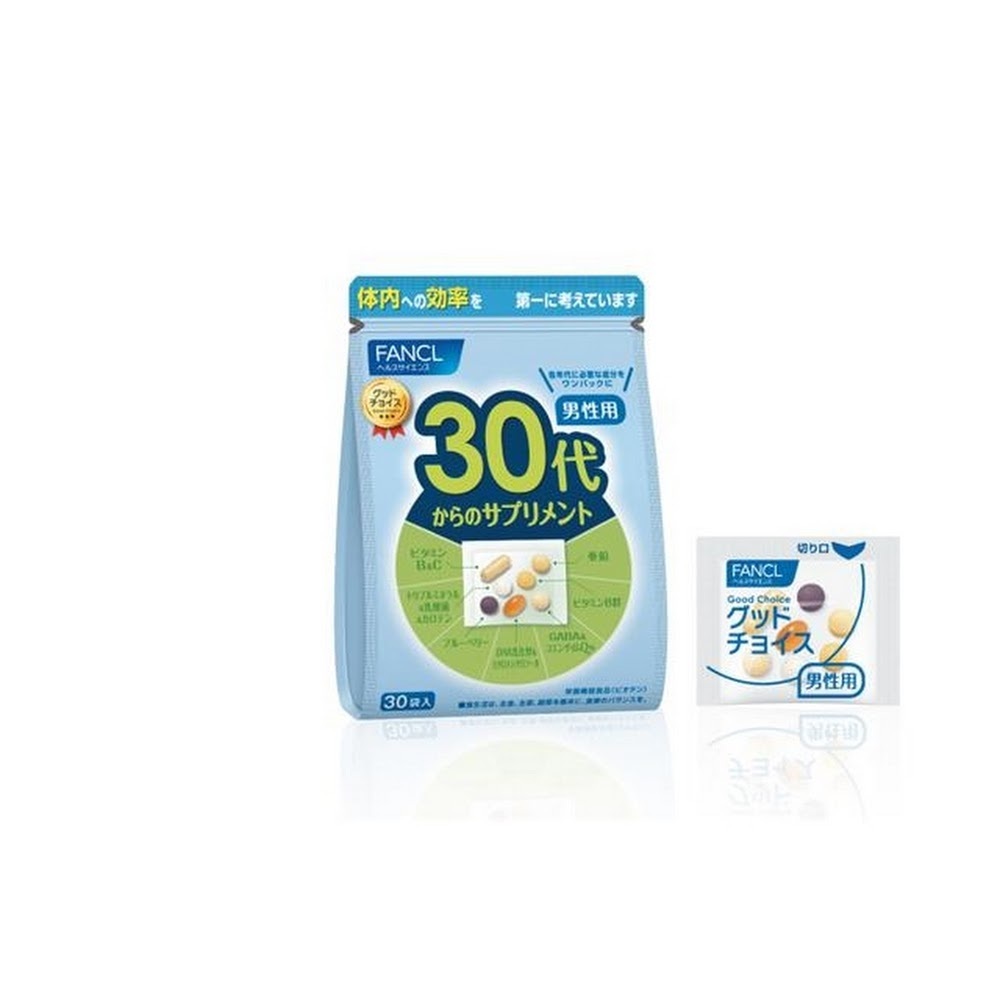 FANCL - 男士 30+ 綜合營養 30包（片劑及膠囊）