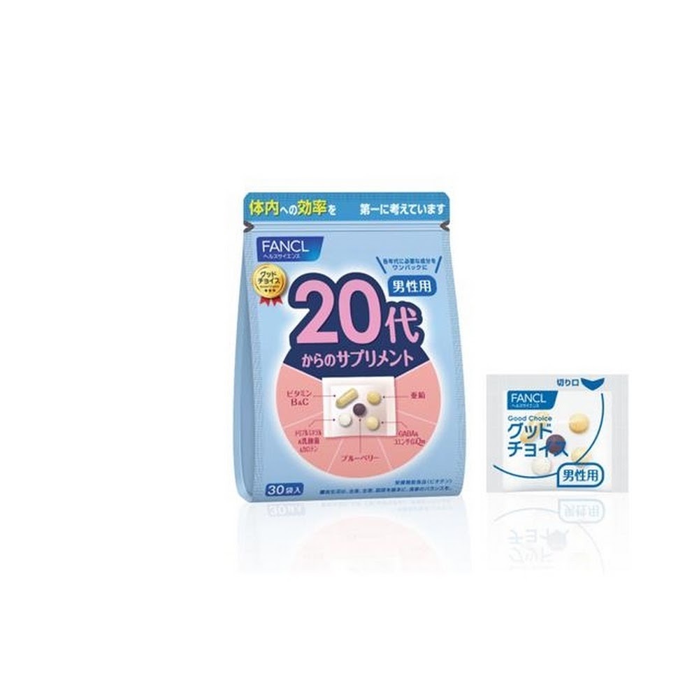 FANCL - 男士 20+ 綜合營養 30包（片劑及膠囊）