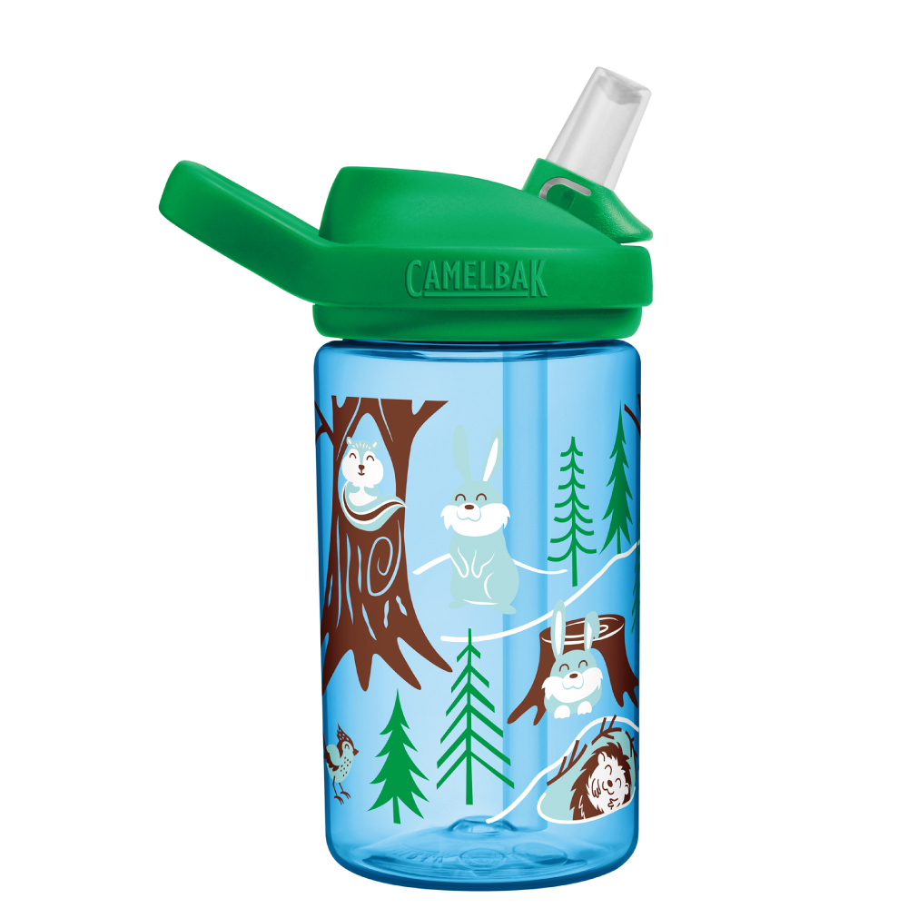CAMELBAK 400ml eddy+ 兒童吸管水壺 符合歐美安全標準 [森林動物]