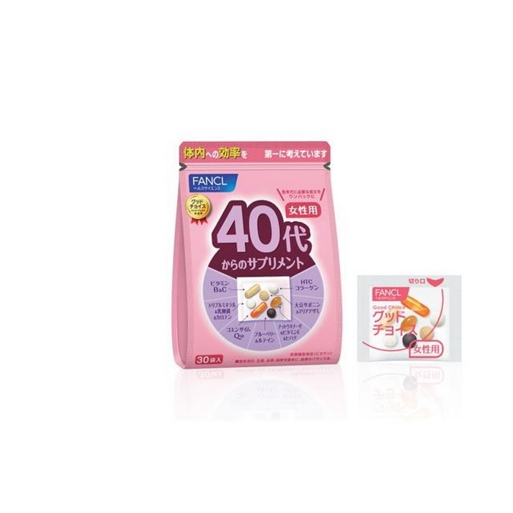 FANCL - 女士 40+ 綜合營養30包（片劑及膠囊）