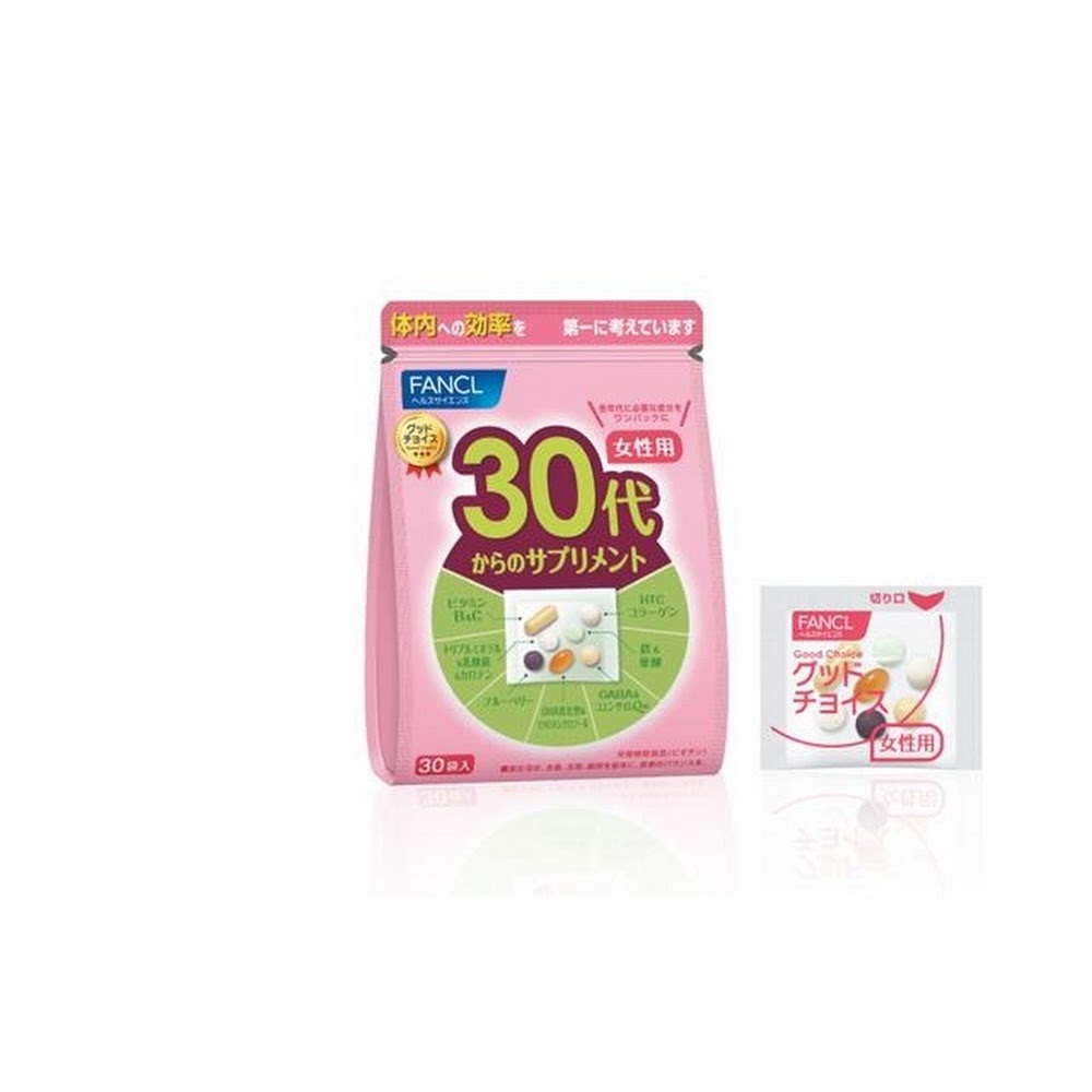 FANCL - 女士 30+ 綜合營養30包（片劑及膠囊）