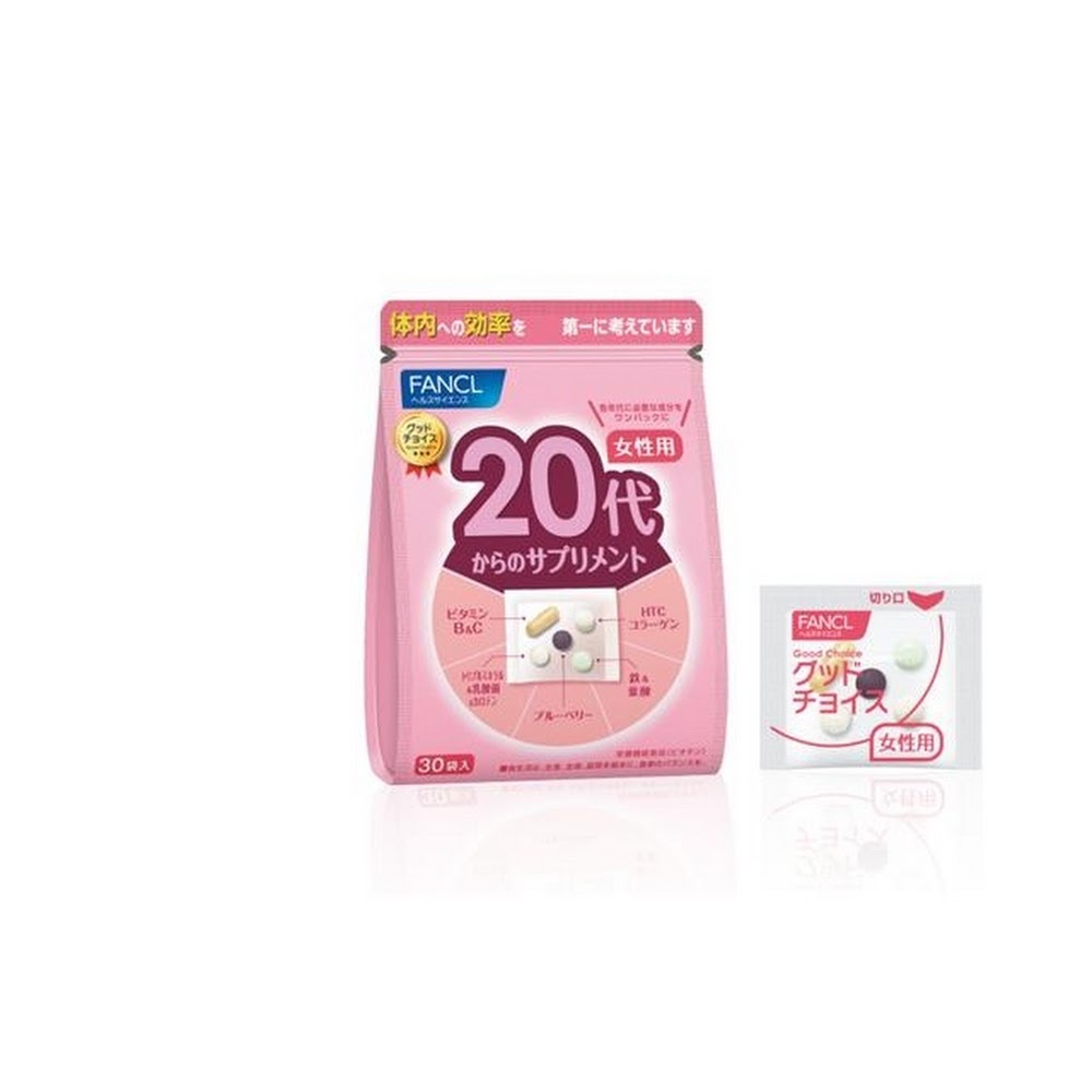 FANCL - 女士 20+ 綜合營養 30包（片劑及膠囊）