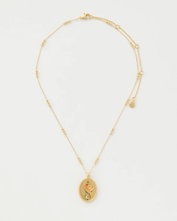 **Fable Leo Zodiac Necklace 40217 獅子座