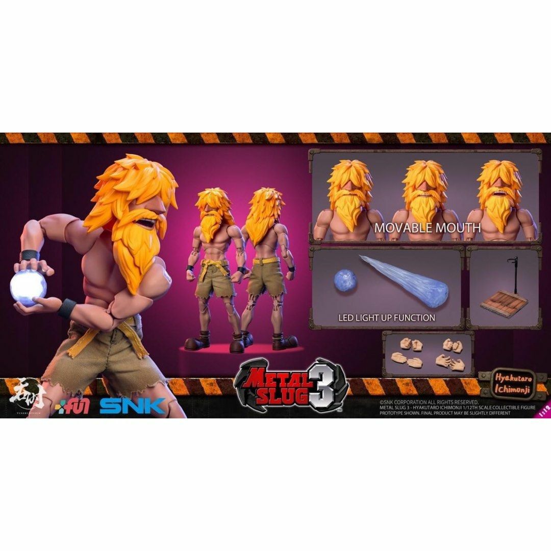 吞時工作室 1/12 合金彈頭 3 - Metal Slug 3 - 一文字百太朗