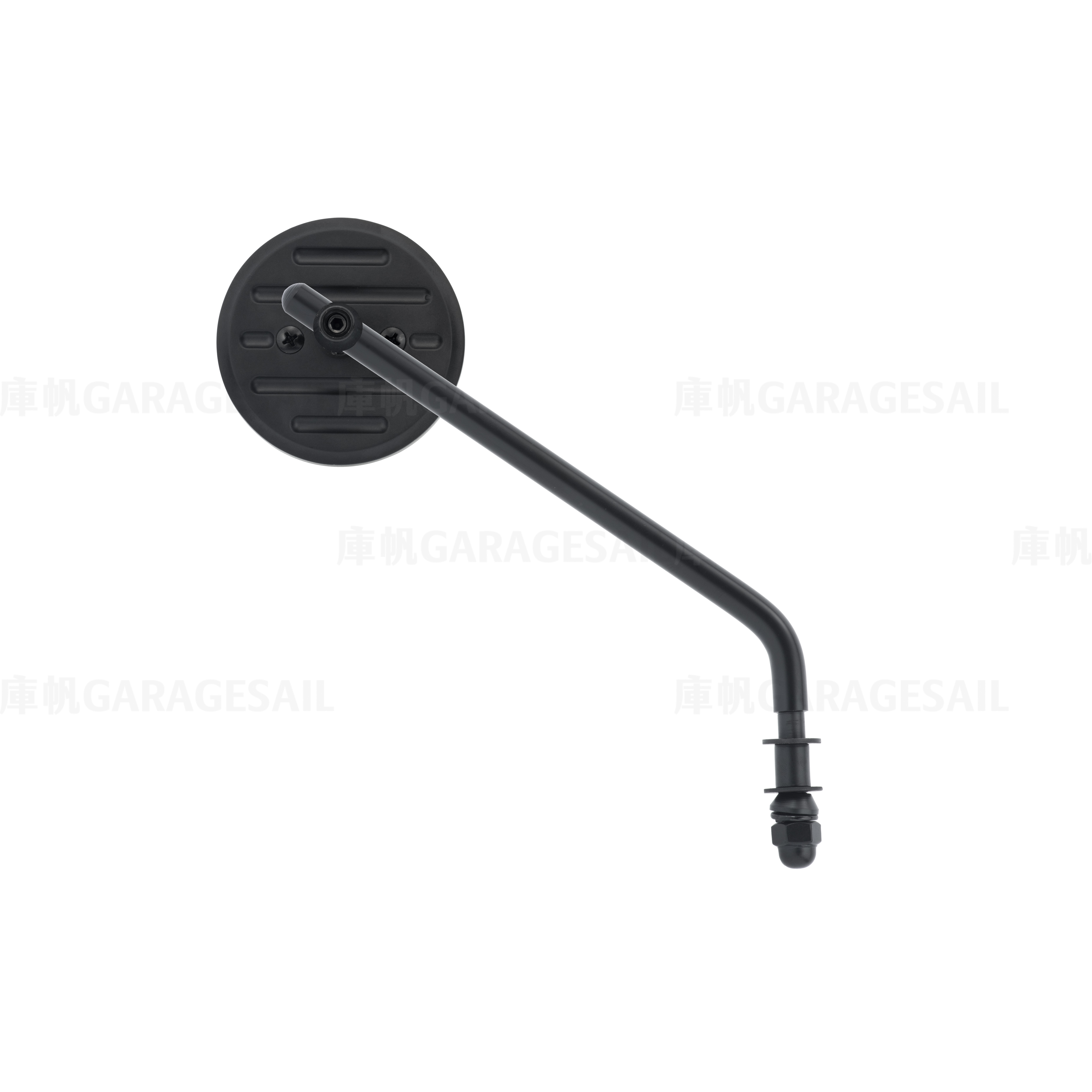 哈雷/凱旋專用 一般位置 後照鏡 3吋圓流線 黑