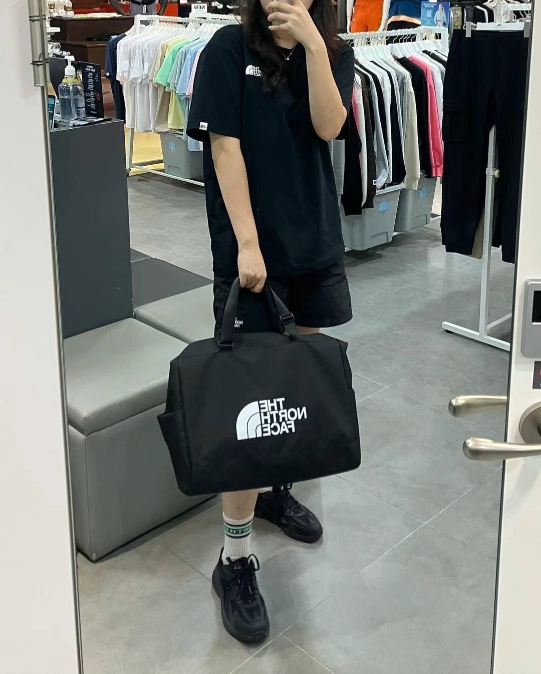 【Luxury】THE NORTH FACEBIG SHOT CARGO BAG 北臉 戶外 機能 肩背手提 大提袋 旅行袋 行李袋
