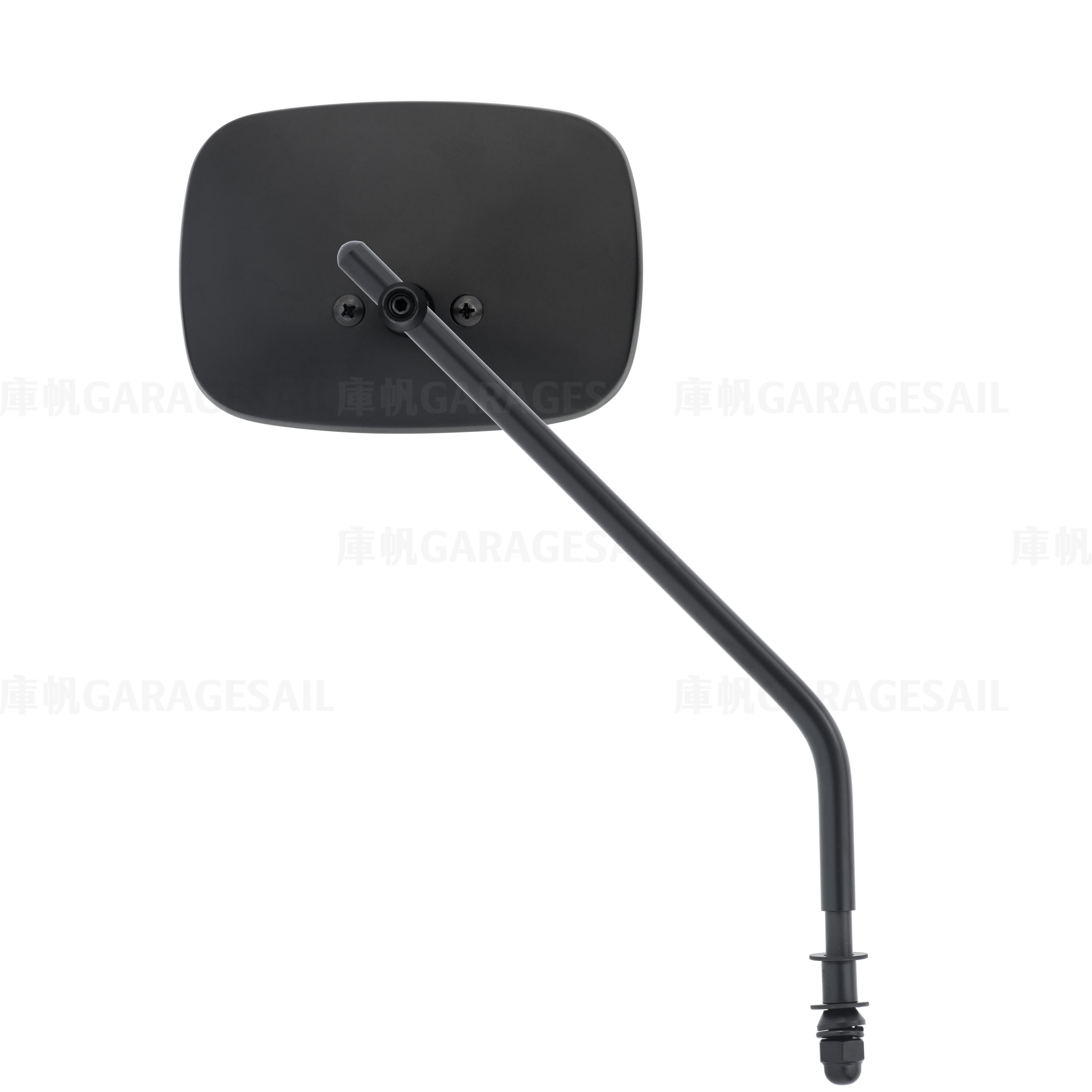 哈雷/凱旋專用 一般位置 後照鏡 大長方 黑