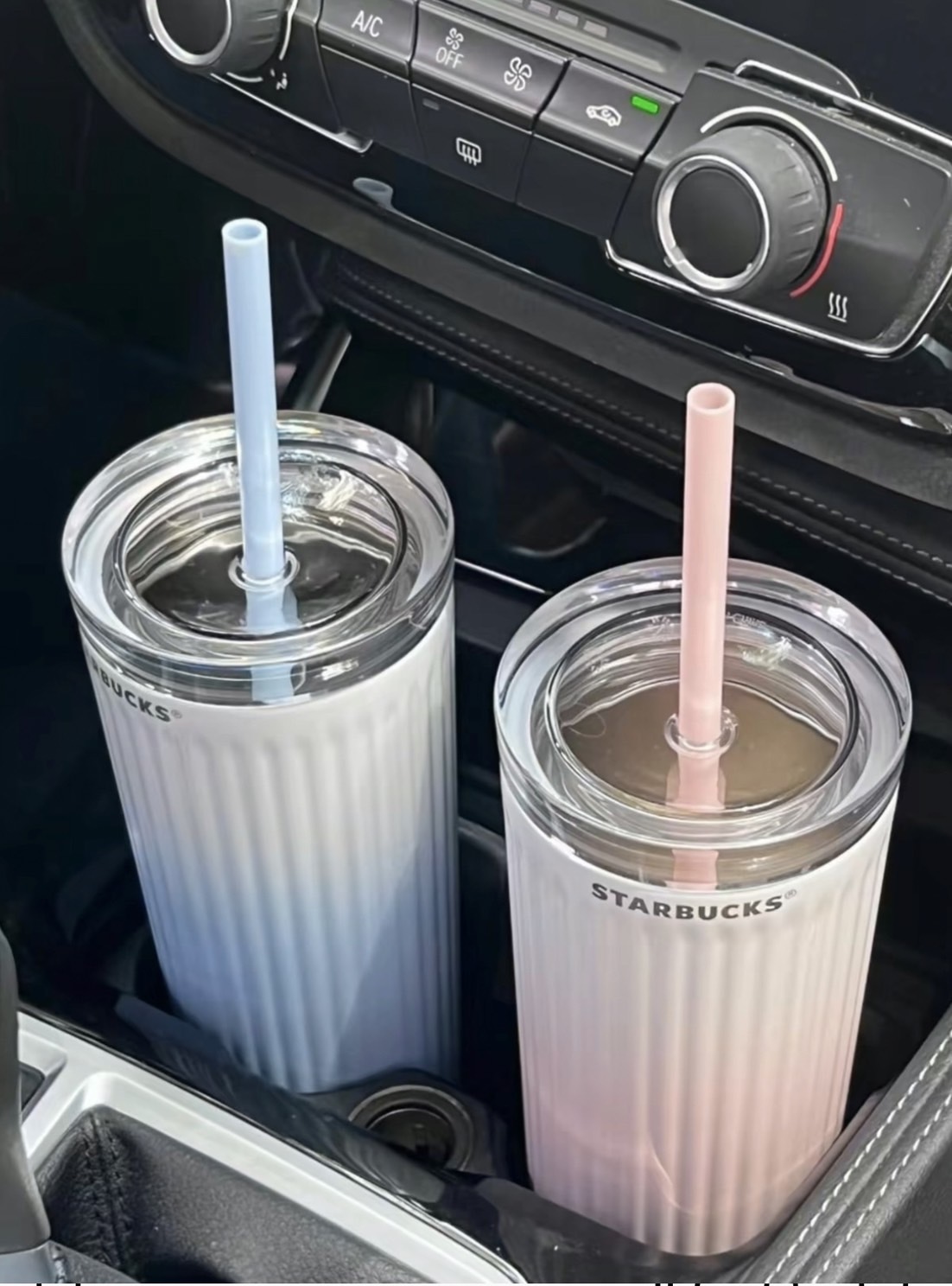 星巴克 Starbucks 漸層兩用保溫杯/吸管杯 473ml