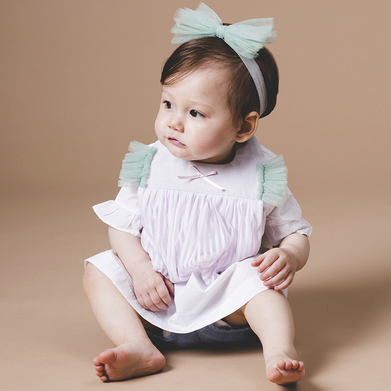 Niva 嬰幼兒超可愛髮帶-輕甜綠