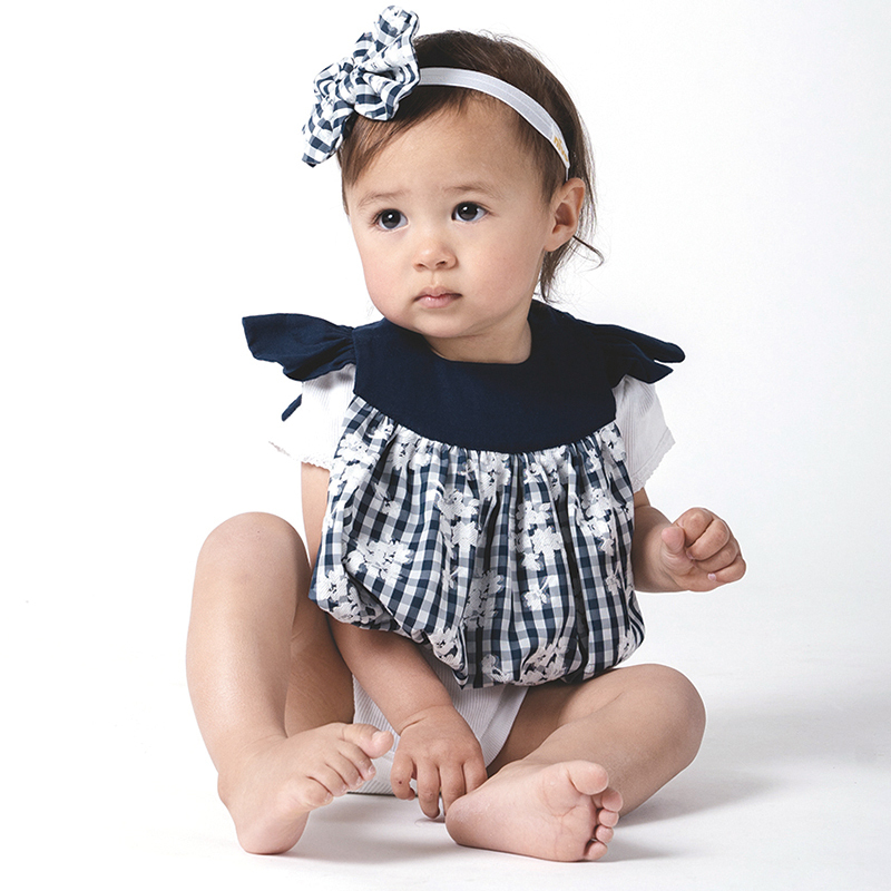 Niva 嬰幼兒超可愛髮帶-小花格紋