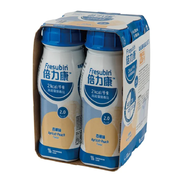 [原箱] Fresenius Kabi 倍力康 2千卡高能量營養品 (杏桃味/雲呢拿味/雜莓味) (24支)