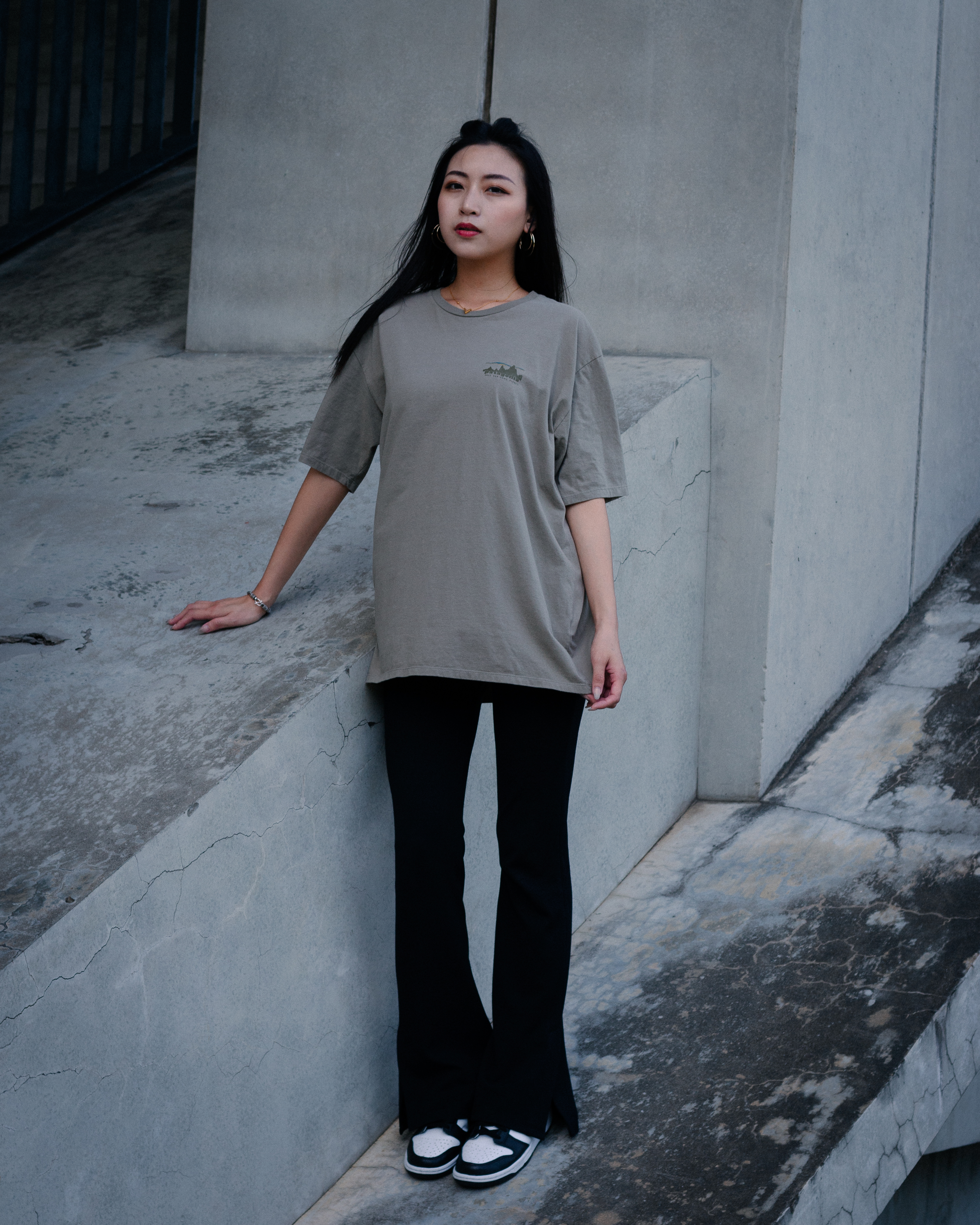 現貨 PATAGONIA Skyline Organic T-Shirt 男款 短袖 森林綠 灰色