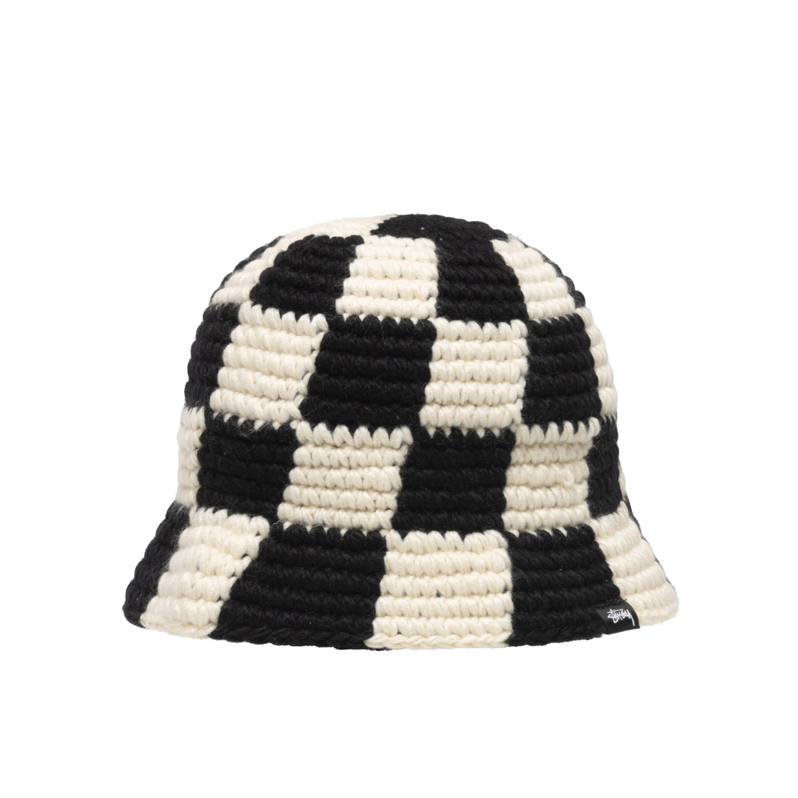 【車庫服飾】Stussy 23FA BUCKET HAT CHECKER KNIT