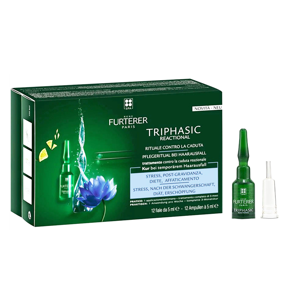 René Furterer 萊法耶 Triphasic 三項水湛蓮能量調理液 5mlx12入