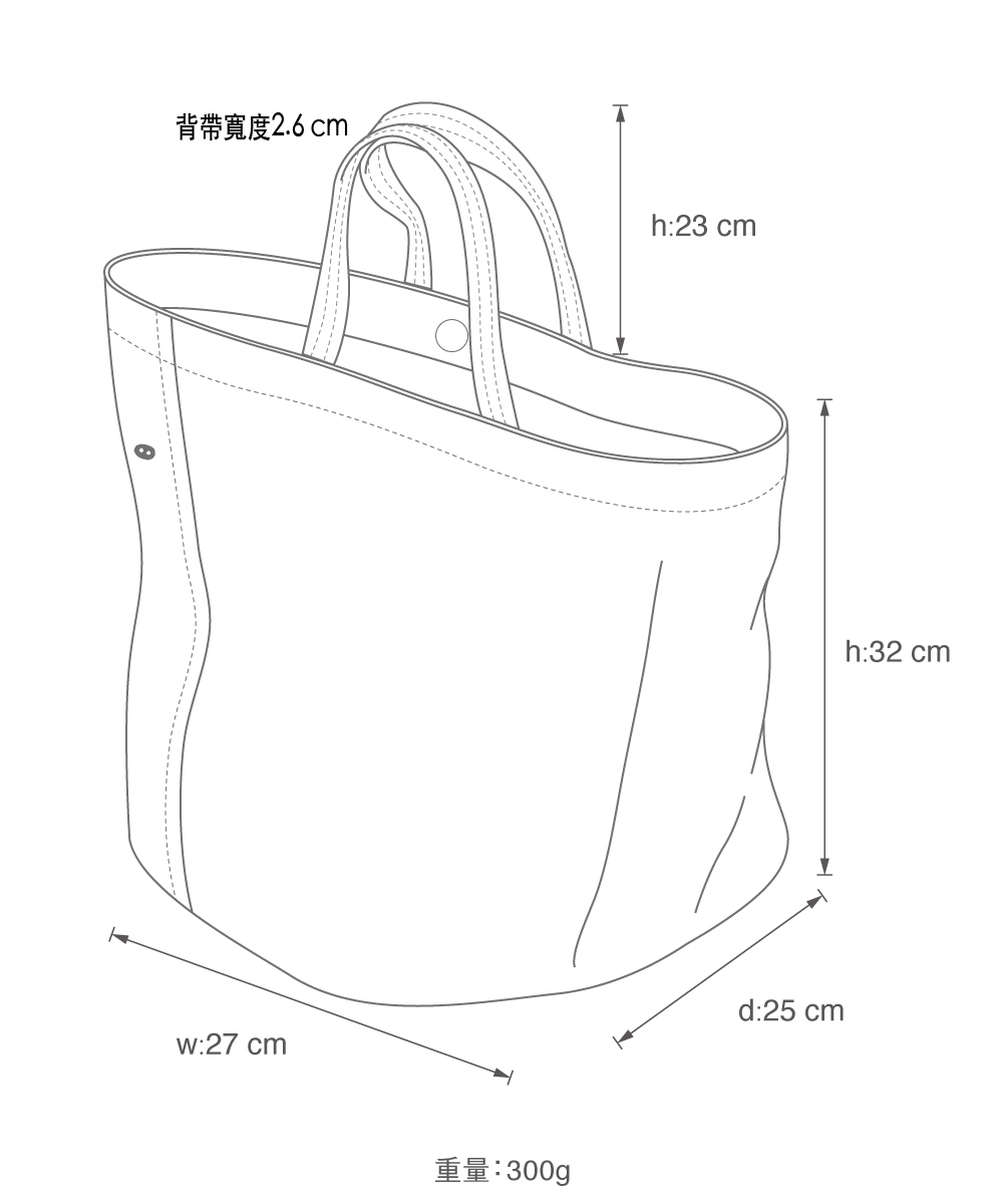 小Cam 與標準托特包尺寸對比圖，小巧外型適合輕便日常使用