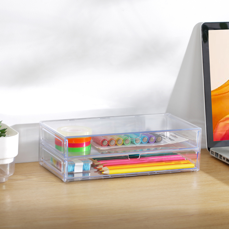 首飾抽屜收納盒/2層 26x8x13cm