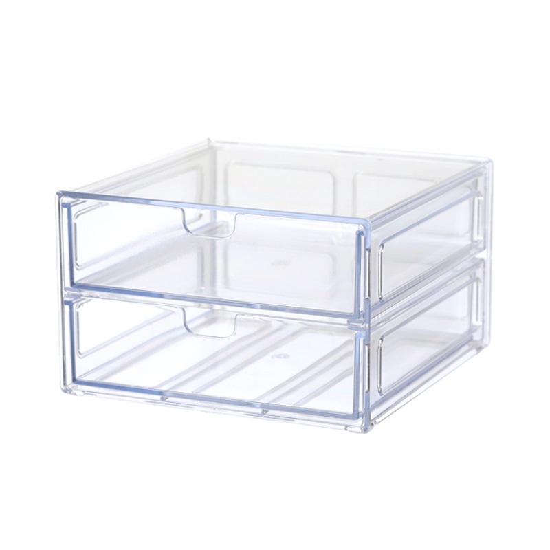 首飾抽屜收納盒/2層 13x8x13cm