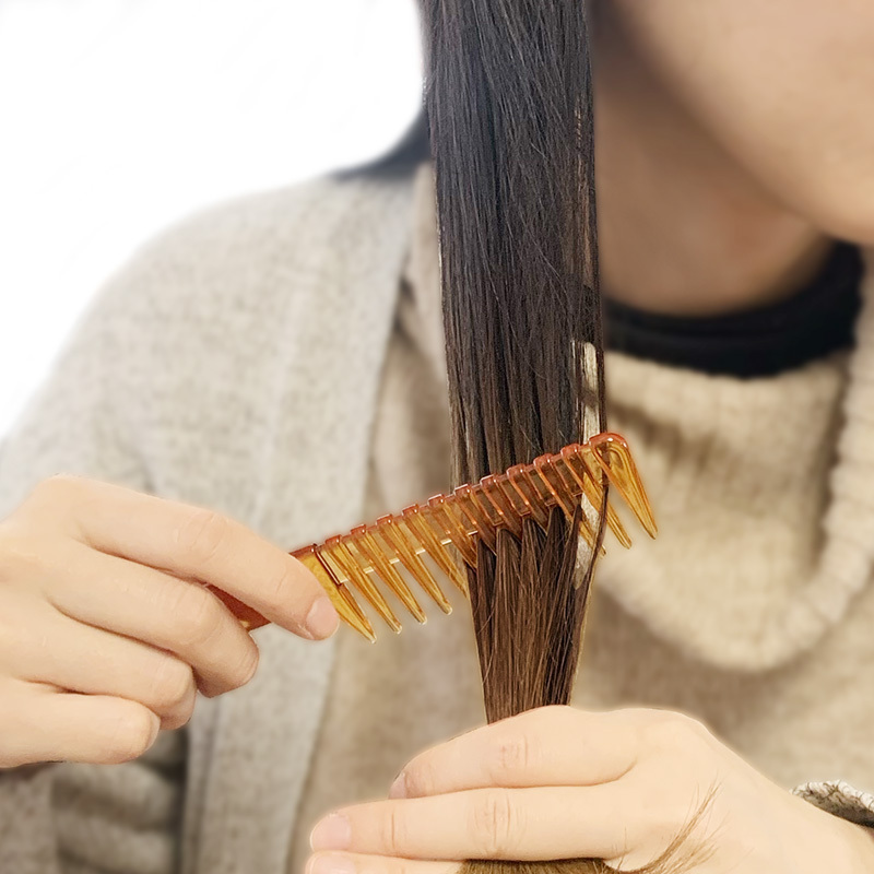 蜂蜜油波浪梳/18.4cm