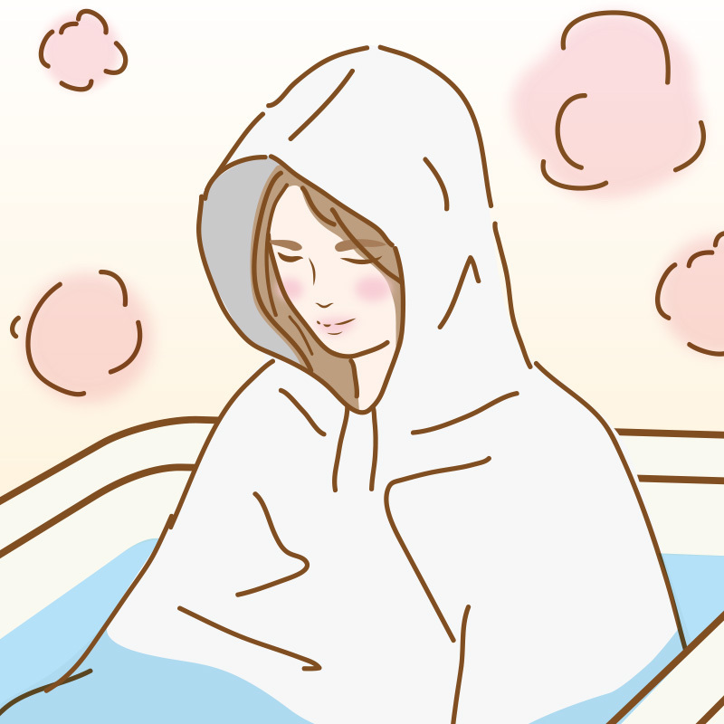 蒸汽浴袍/127x64x0.2cm