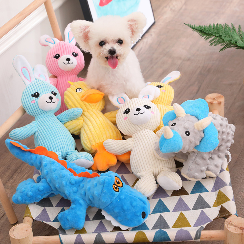 宠物玩具 毛绒发声兔子玩具