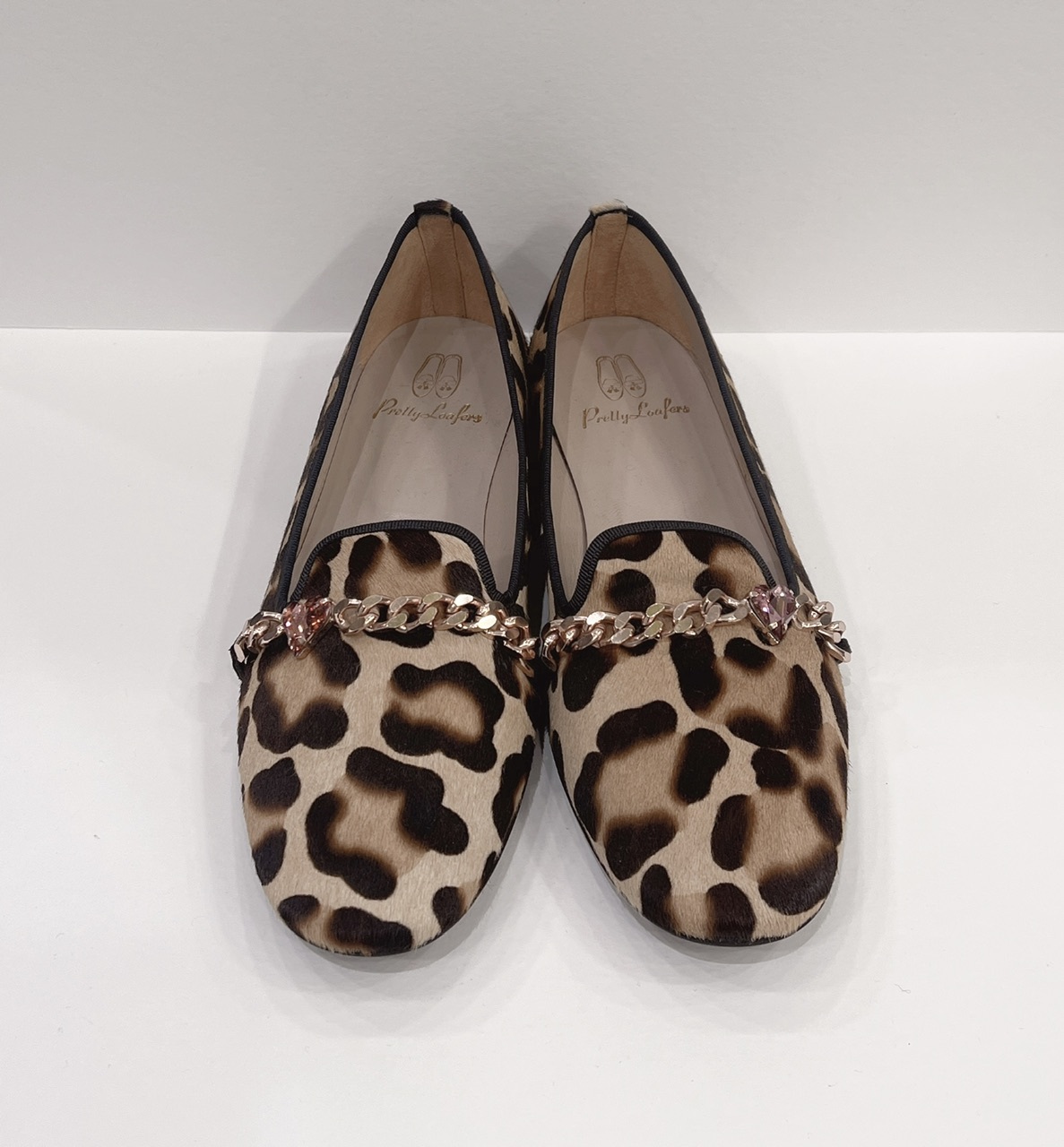 愛心豹紋樂福鞋