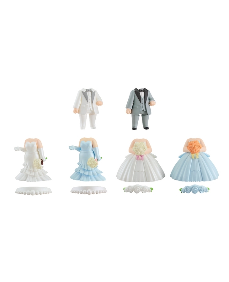 黏土人配件系列 換裝用結婚禮服02  (1BOX6入 全6種 以BOX計) Nendoroid More: Dress Up Wedding 02 