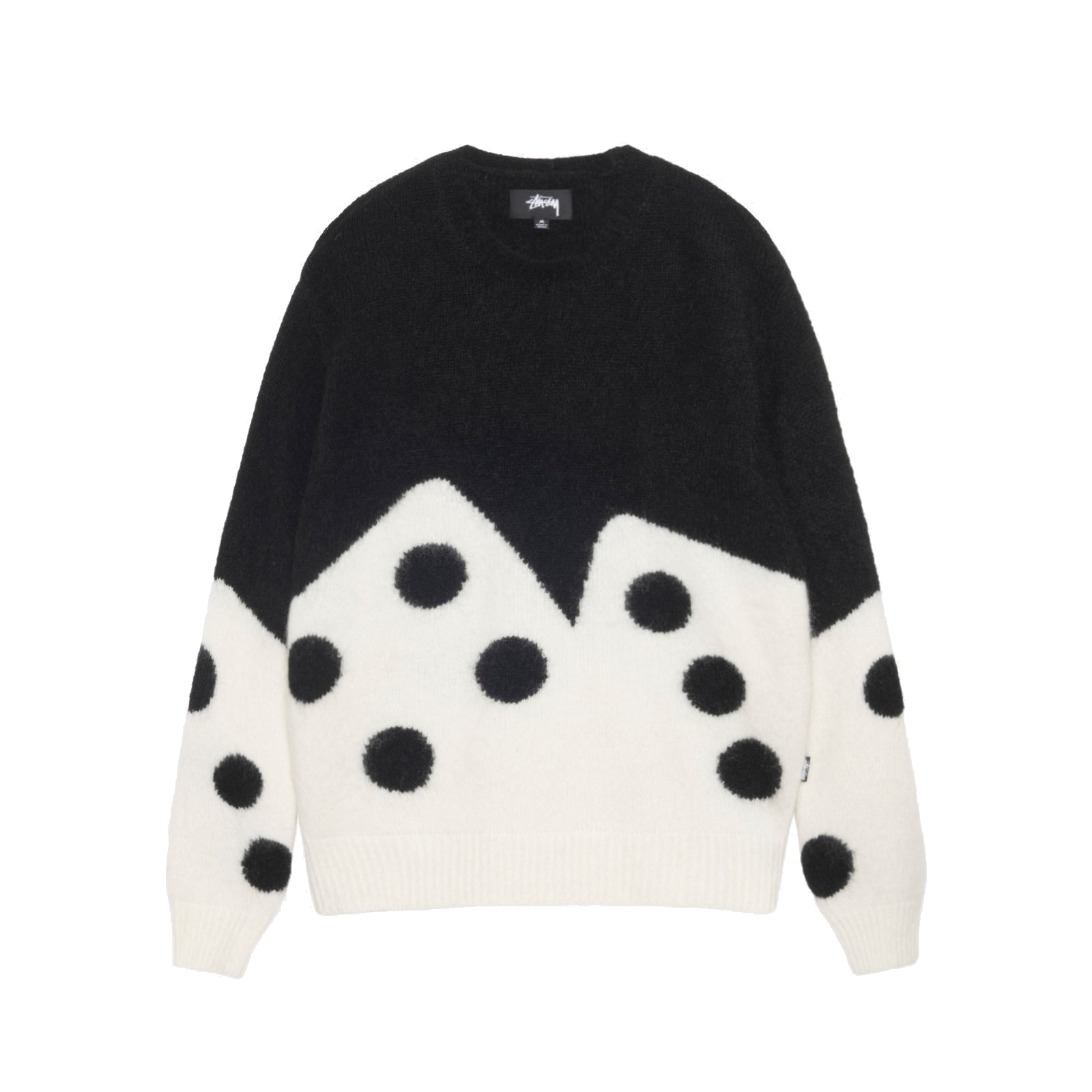 【車庫服飾】Stussy 23FA DICE FUZZY CREW / 骰子針織毛衣