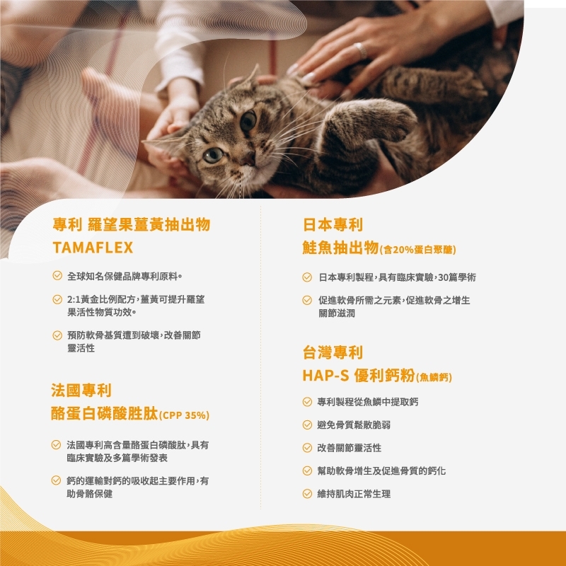 pierce pet, 皮爾斯, 寵物, 寵物保健, 寵物保健品, 關節健康, 軟骨, 三文魚, 羅望果, 薑黃