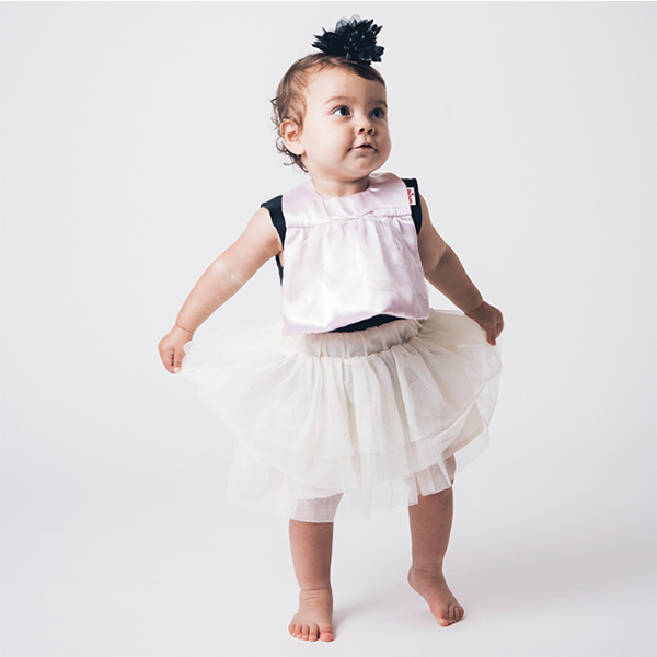 Niva 可愛造型圍兜/口水巾-芭蕾小甜心