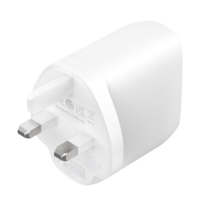 Belkin 雙 USB-C 60W 充電器 WCB010myWH