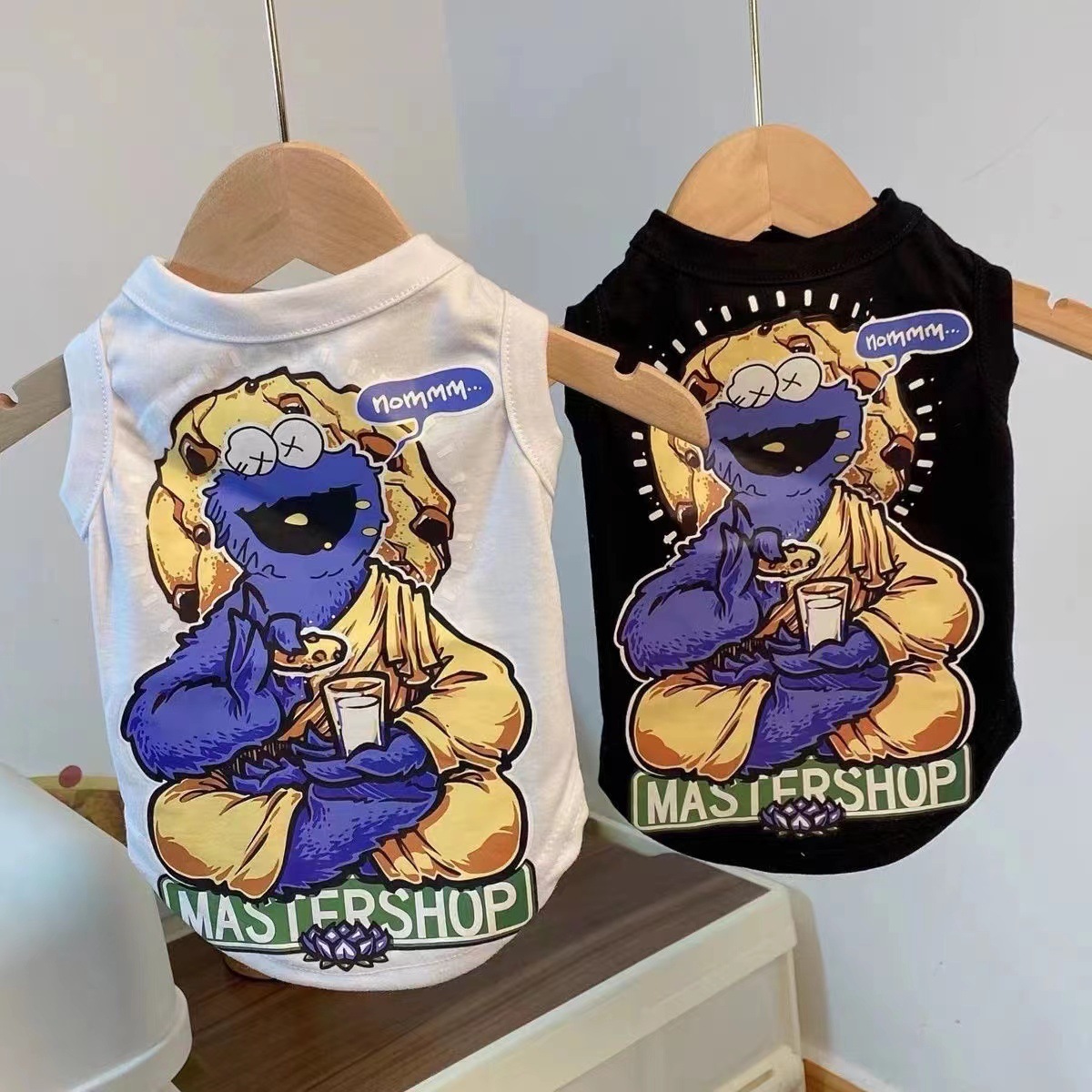 宠物衣服 潮牌怪兽背心