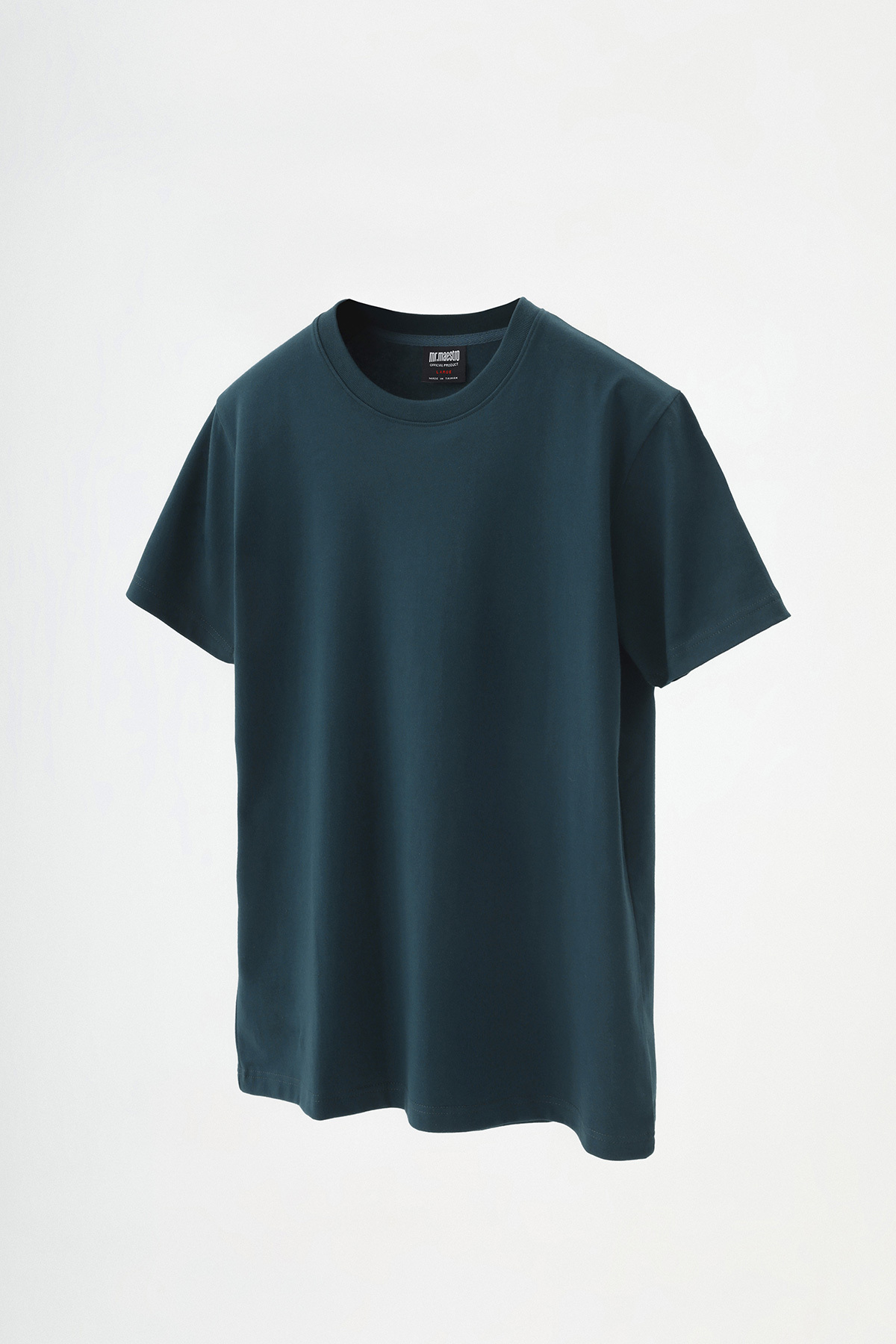 mr.maestro 高磅數- 純棉美式素Tee 藍墨色