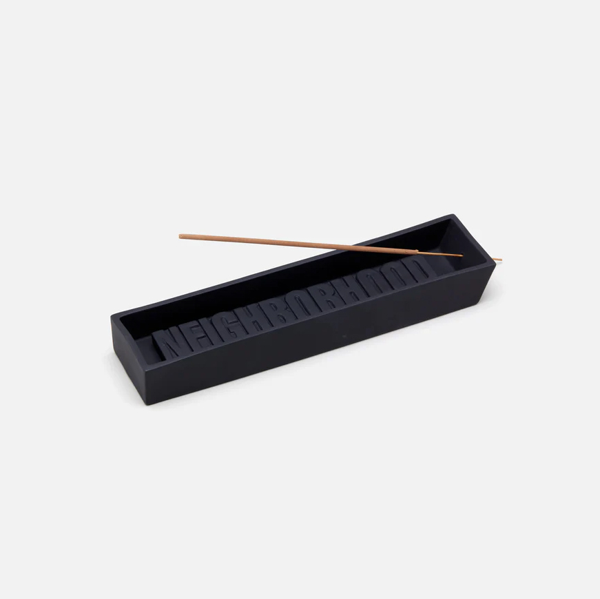 -(C031)-NEIGHBORHOOD CI INCENSE TRAY 陶瓷線香座 黑/白-232AINH-AC01