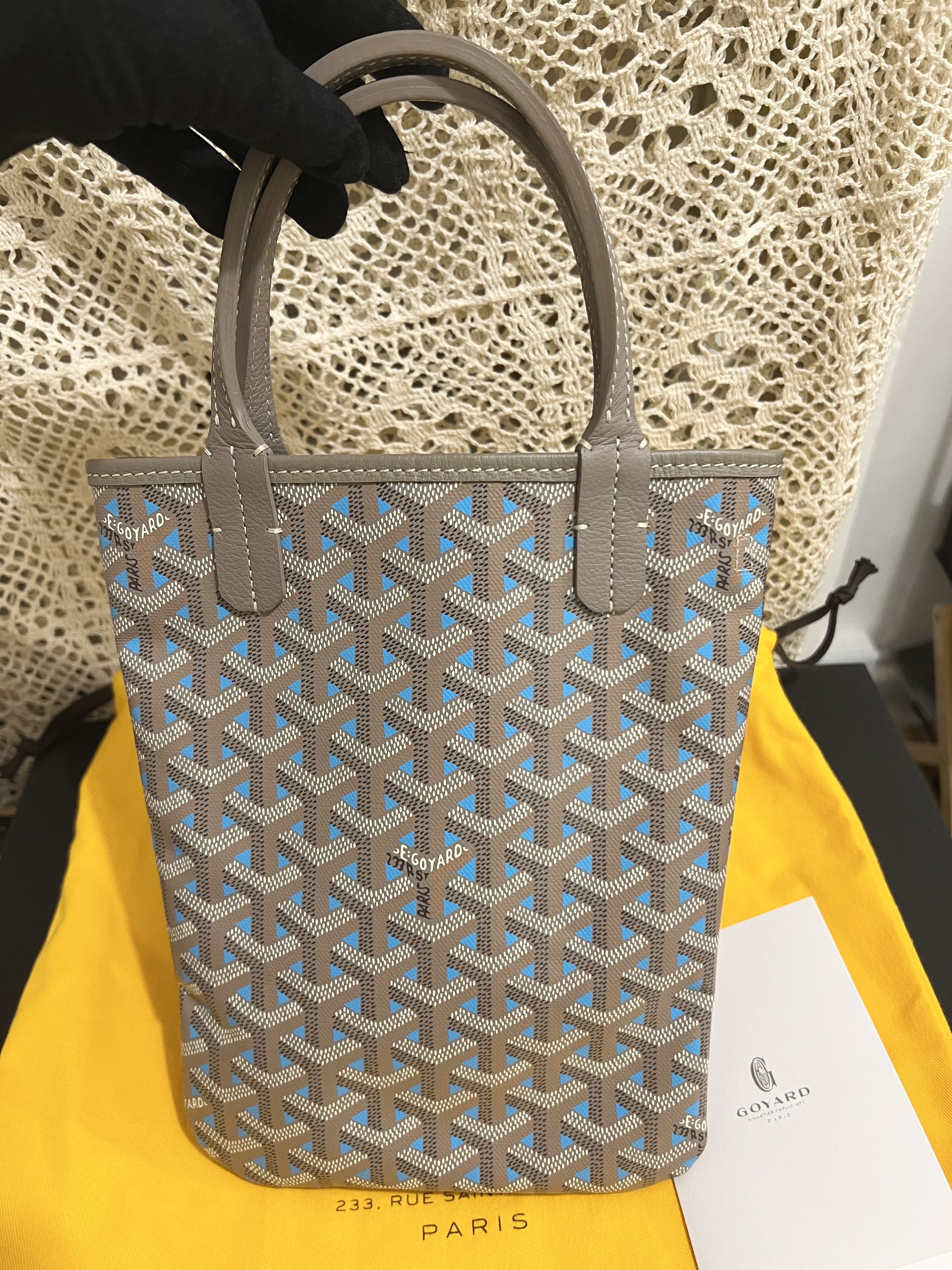 Goyard Tote Bag/ Sac Poitiers Claire Voie