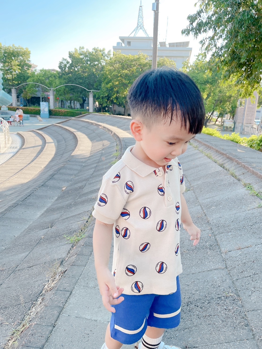 荷蘭CarlijnQ 有機棉彈珠上衣 - Marbles